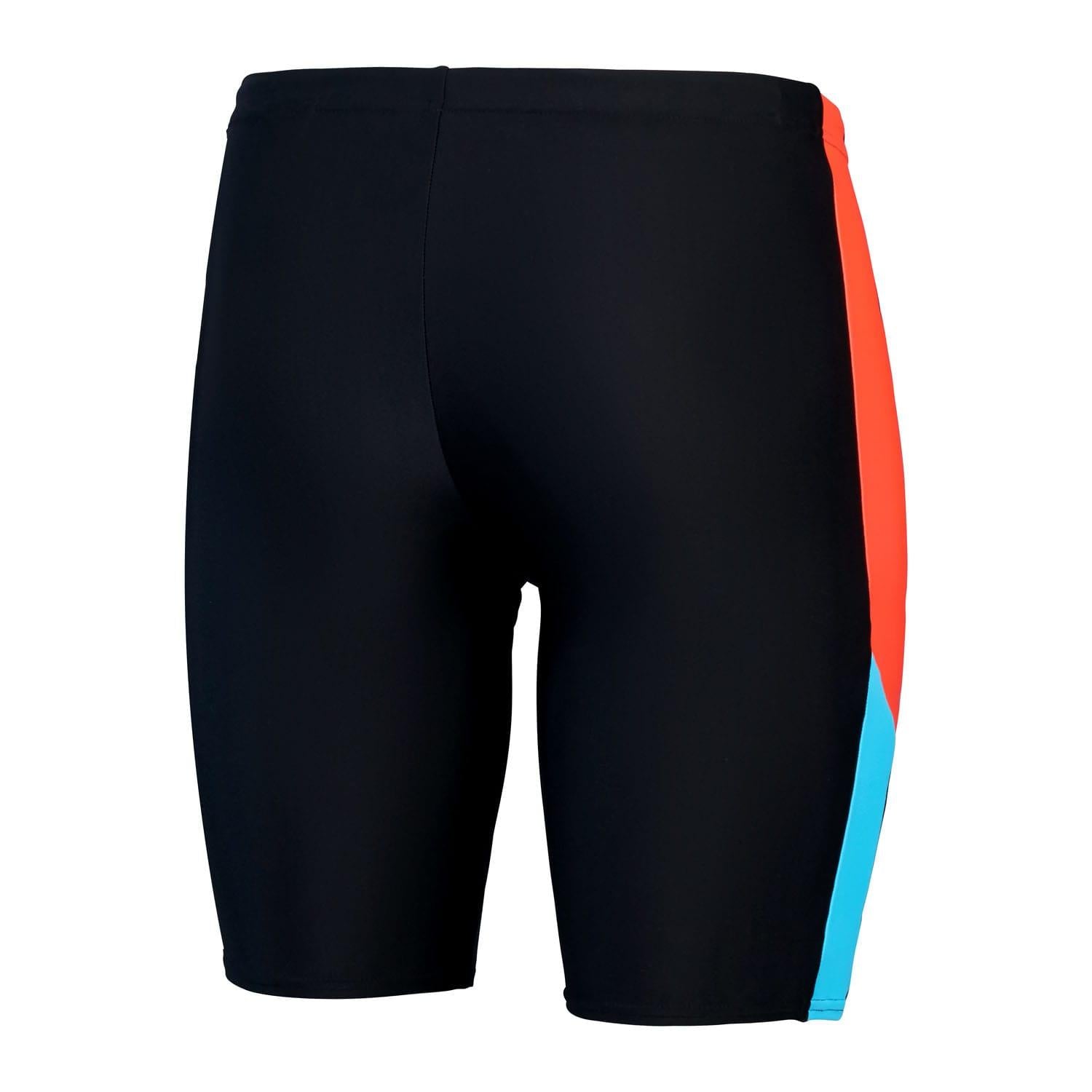 Black - Back - Speedo Mens Dive Jammer Shorts
