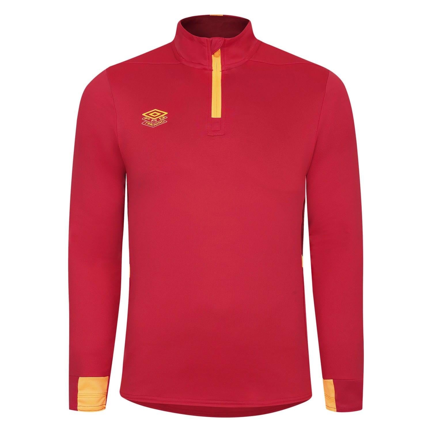 Red - Front - Umbro Mens Premier Training Top