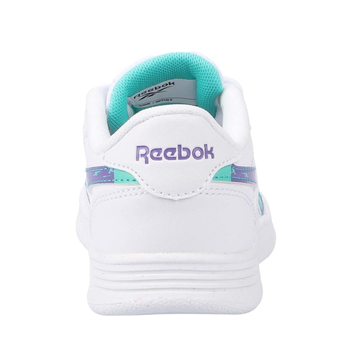 White-Green - Back - Reebok Childrens-Kids Court Advance Trainers