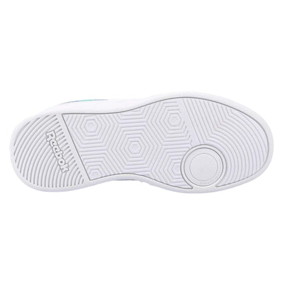 White-Green - Lifestyle - Reebok Childrens-Kids Court Advance Trainers