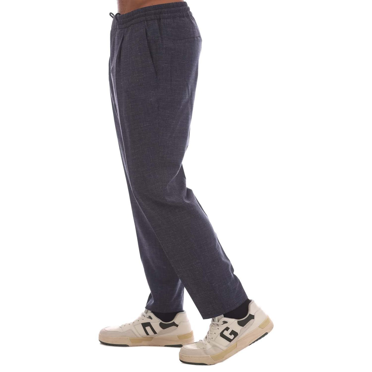 Navy - Side - Boss Mens T-Gee Trousers
