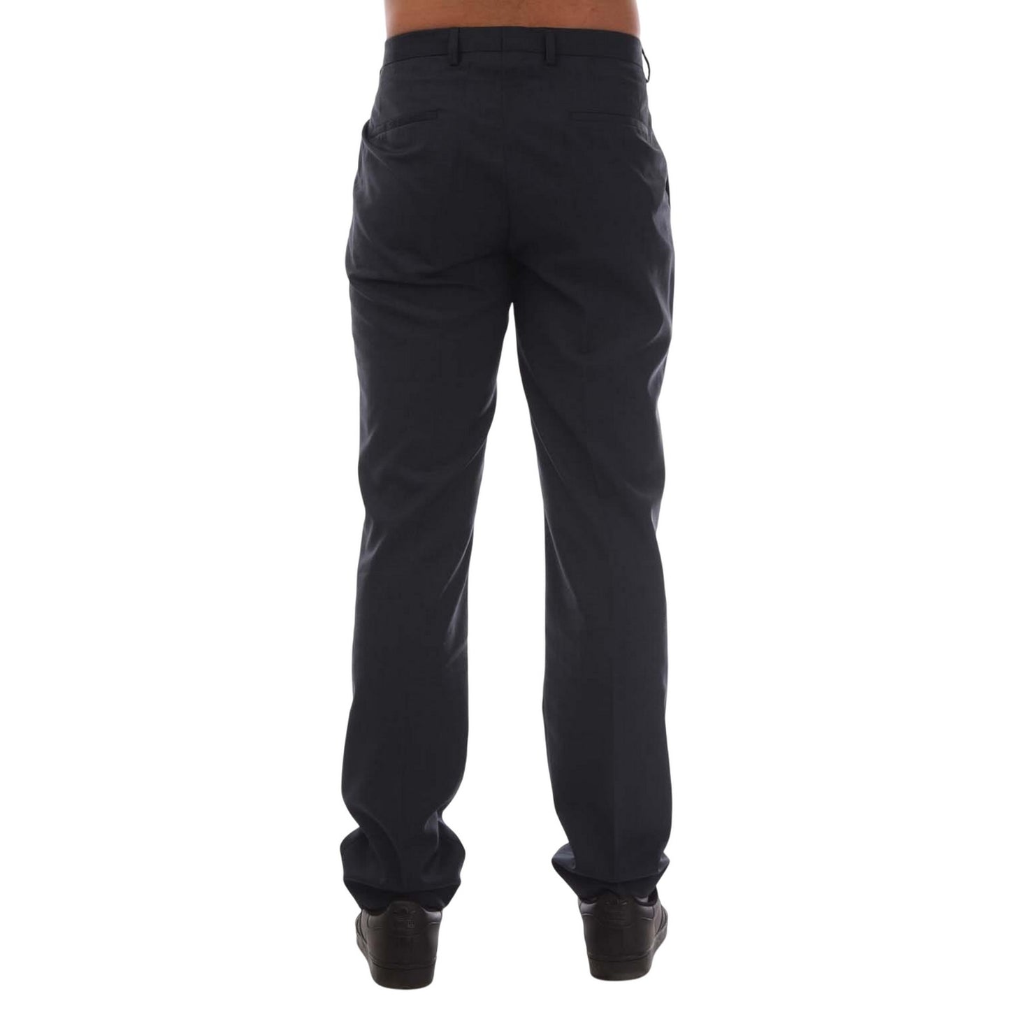 Dark Blue - Back - Hugo Mens Simmons202 Trousers