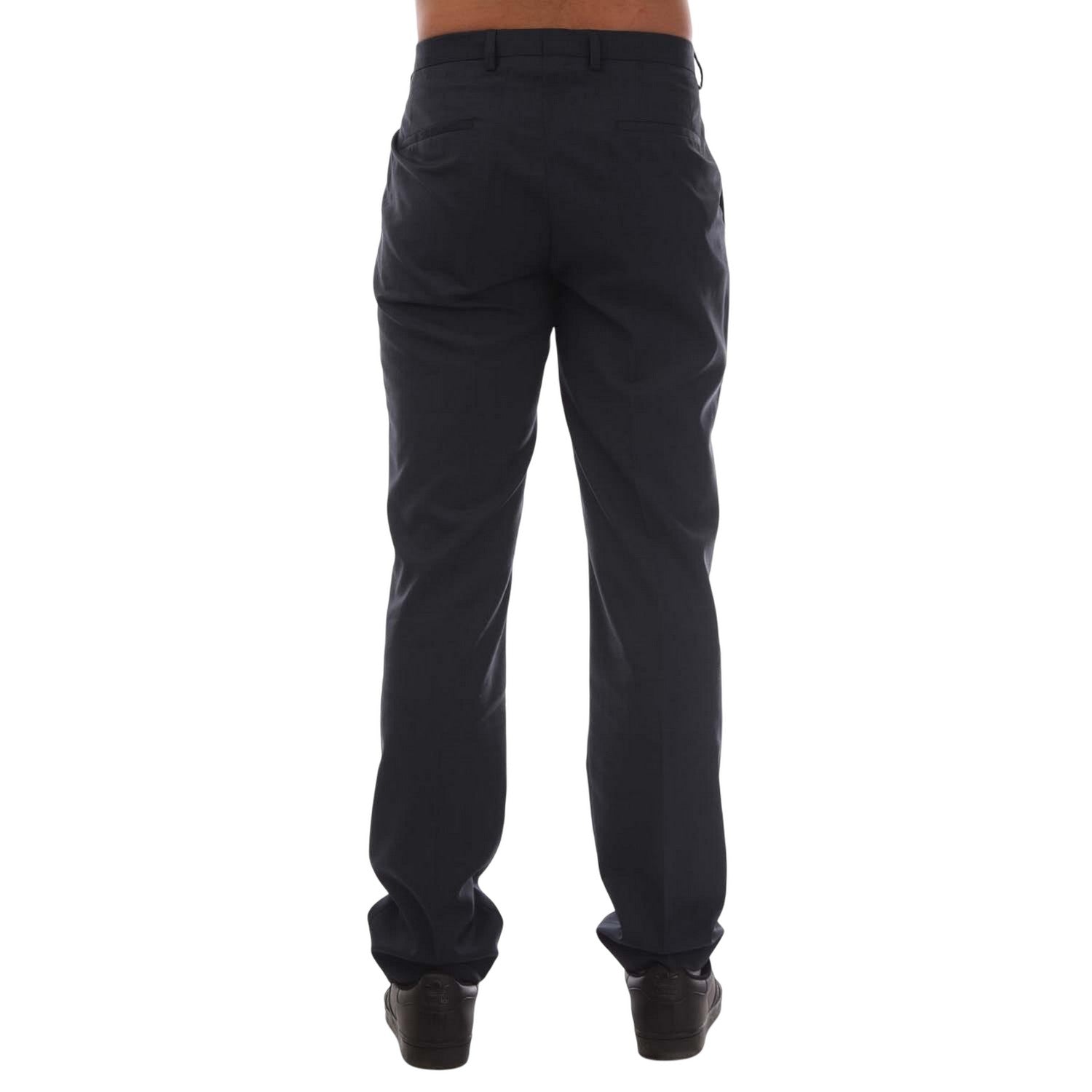 Dark Blue - Back - Hugo Mens Simmons202 Trousers
