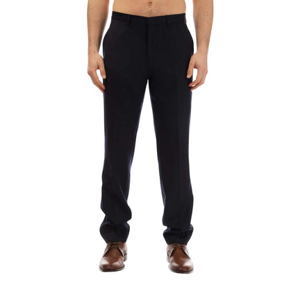 Navy - Front - Hugo Mens Simmons202 Trousers