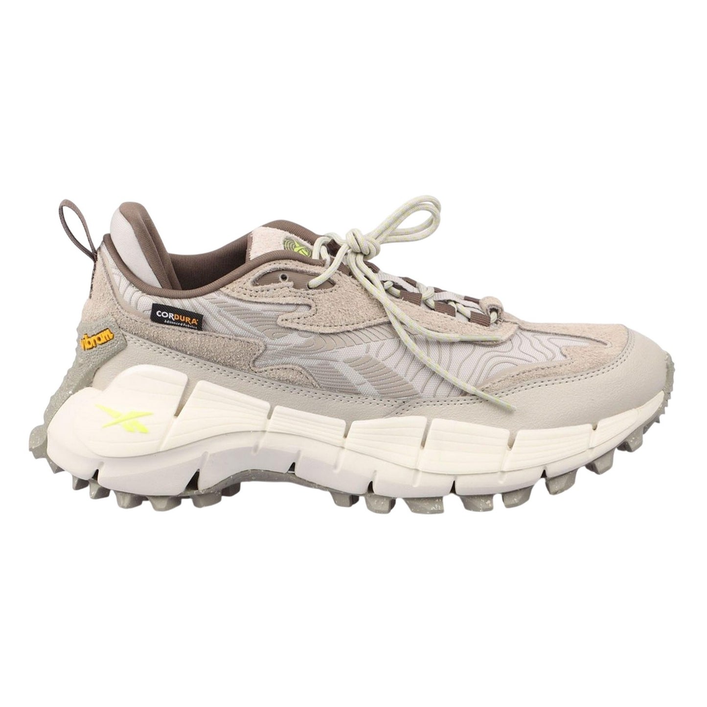 Grey - Side - Reebok Unisex Adult Zig Kinetica 2.5 Edge Suede Trainers