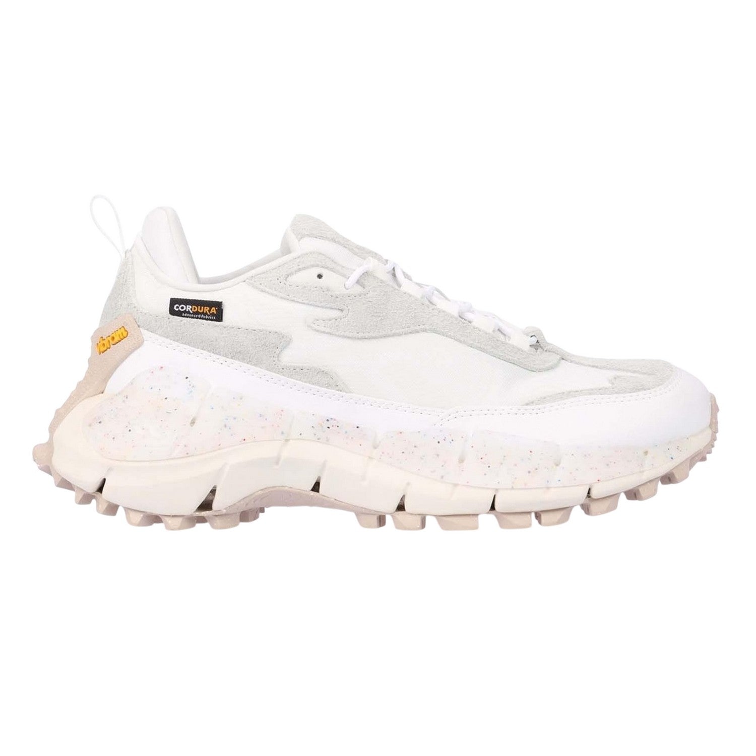White - Side - Reebok Mens Zig Kinetica 2.5 Edge Suede Trainers