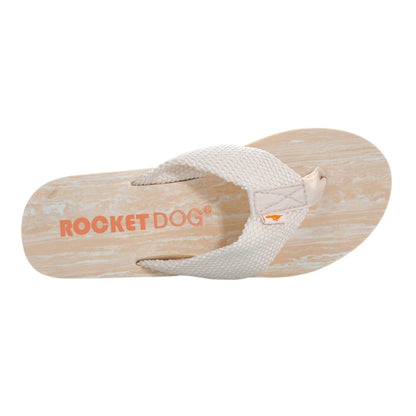 Cream - Lifestyle - Rocket Dog Womens-Ladies Diver Wedge Sandals