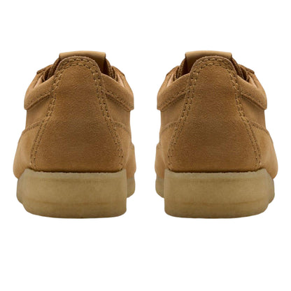 Brown - Back - Clarks Originals Mens Wallabe Tor Suede Trainers
