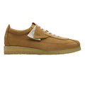 Brown - Side - Clarks Originals Mens Wallabe Tor Suede Trainers