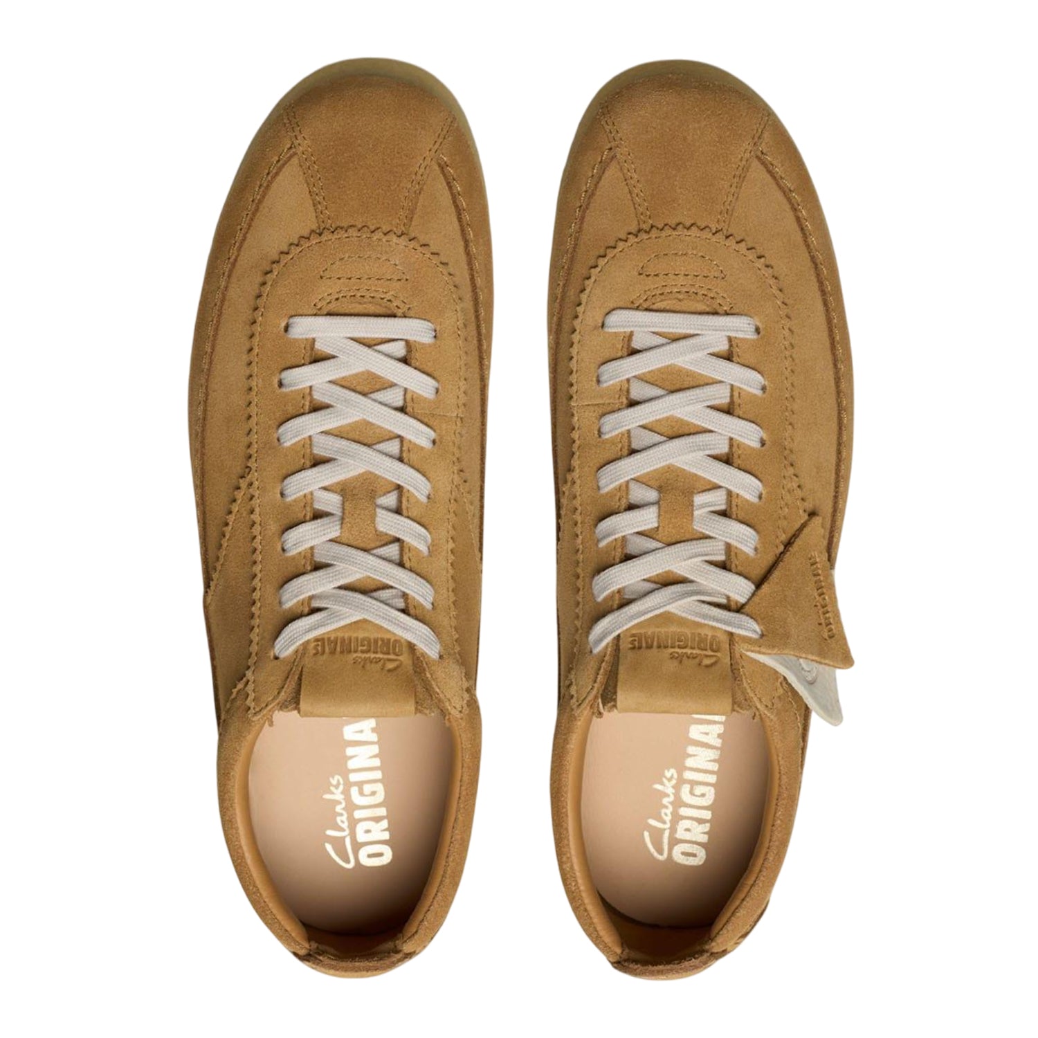 Brown - Pack Shot - Clarks Originals Mens Wallabe Tor Suede Trainers