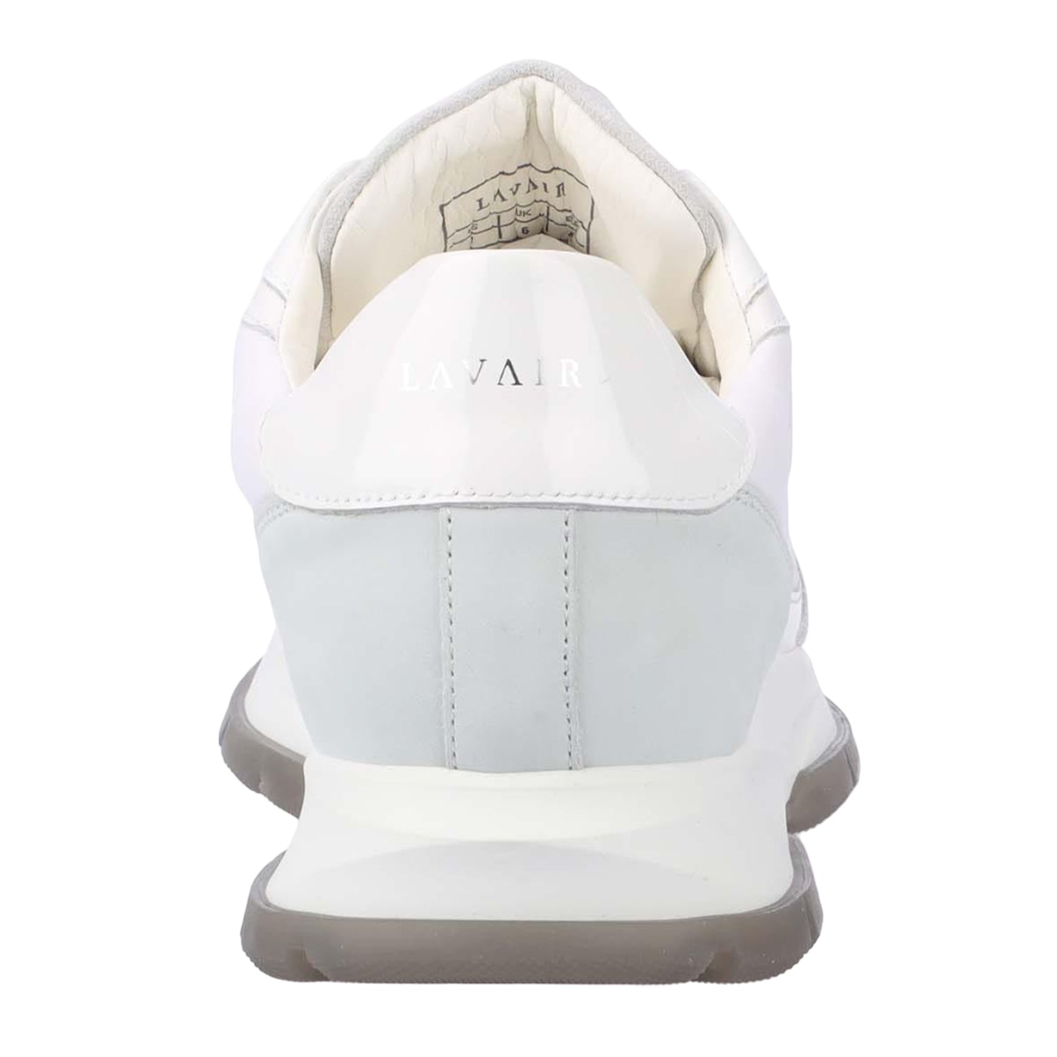 White - Lifestyle - Lavair Mens Aequora Leather Trainers