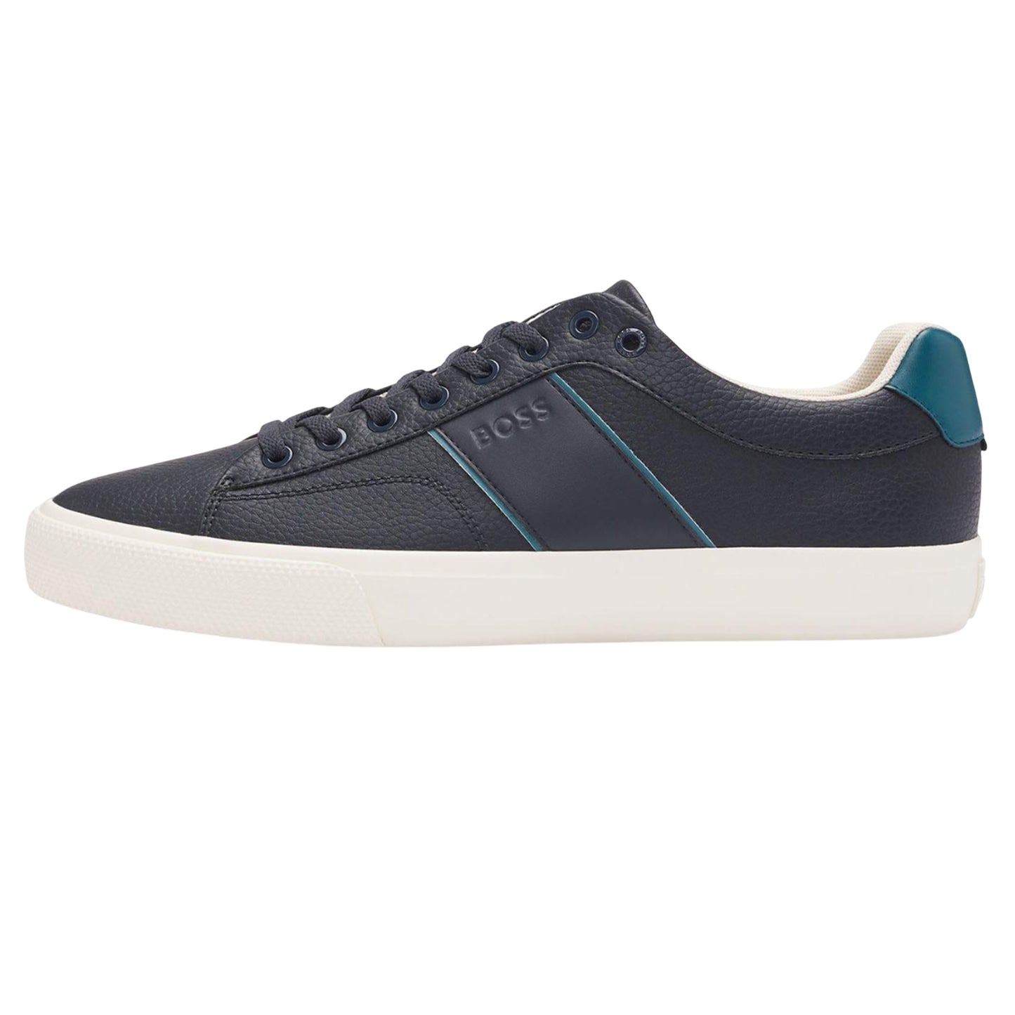 Dark Blue-Navy - Lifestyle - Boss Mens Aiden Tennis Trainers