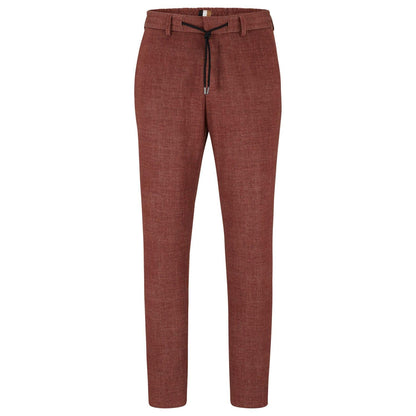 Brown - Front - Boss Mens C Genius J Rds 231 Trousers