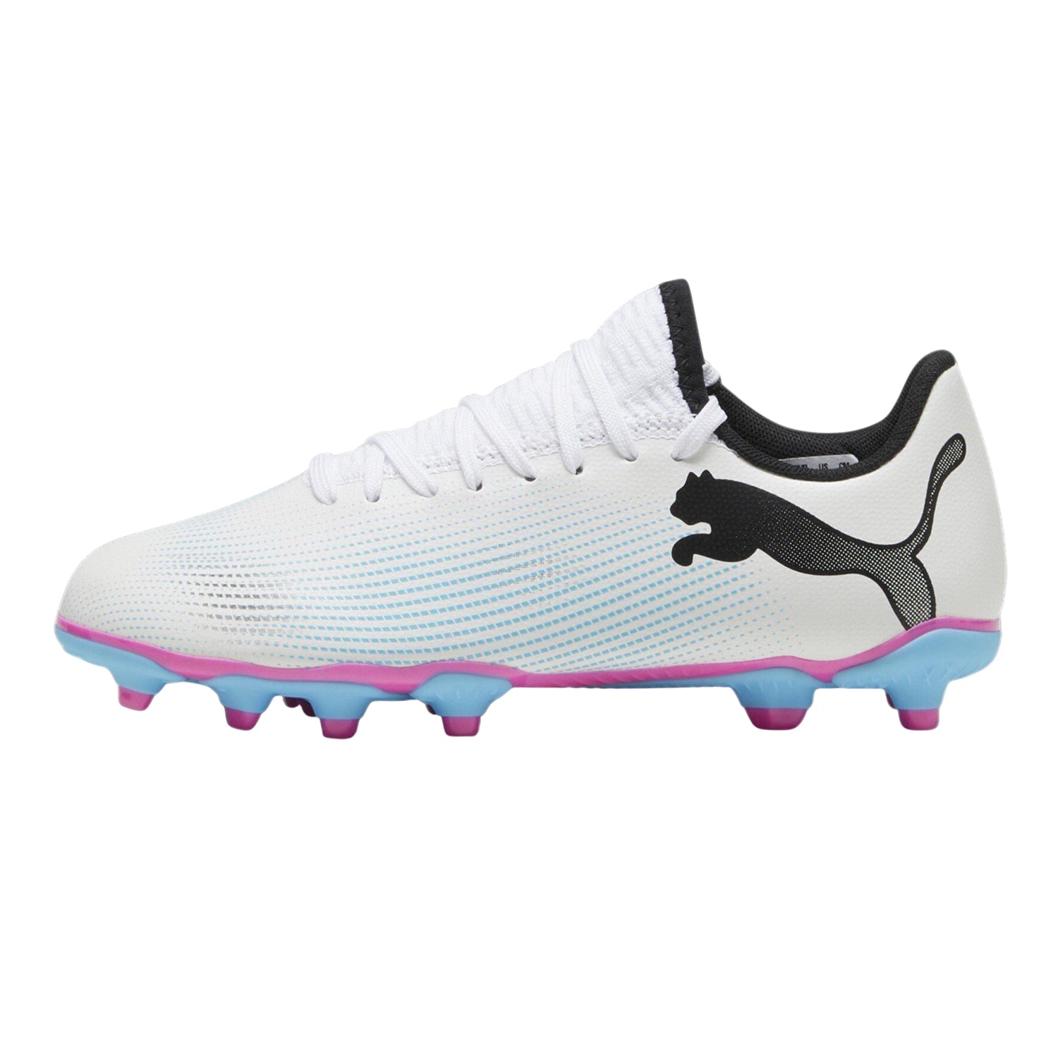 White - Lifestyle - Puma Childrens-Kids Future 7 Match Firm Ground Football Boots