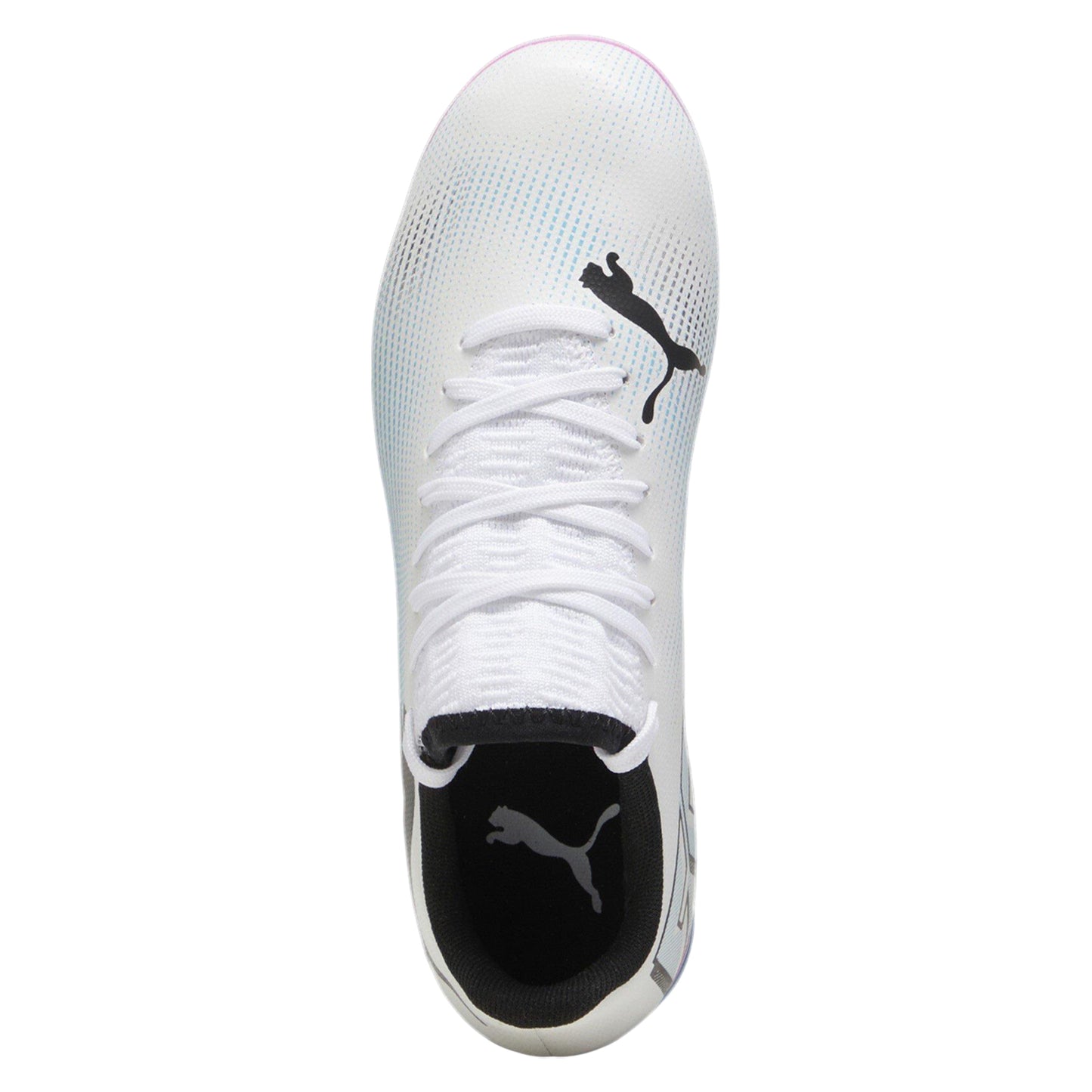 White - Pack Shot - Puma Childrens-Kids Future 7 Match Firm Ground Football Boots