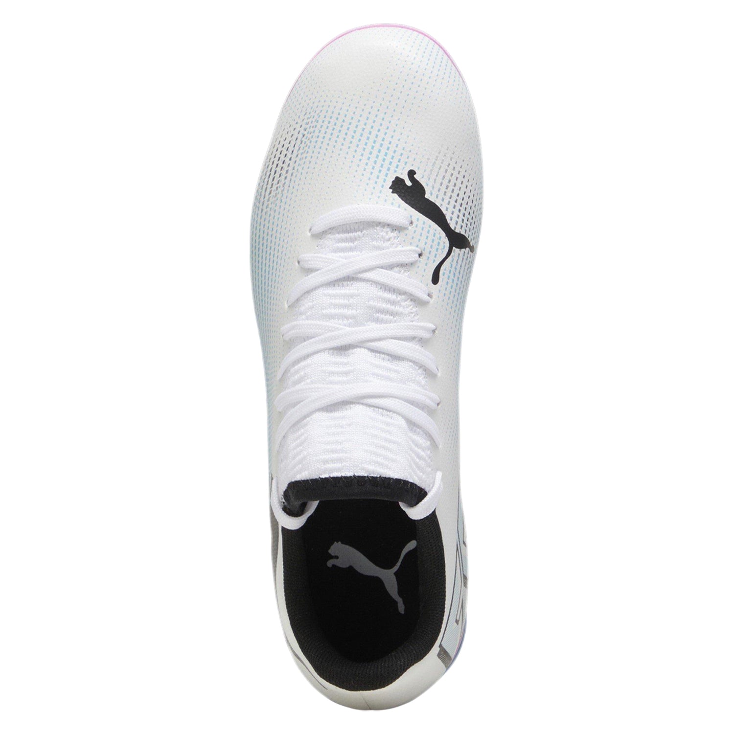 White - Pack Shot - Puma Childrens-Kids Future 7 Match Firm Ground Football Boots