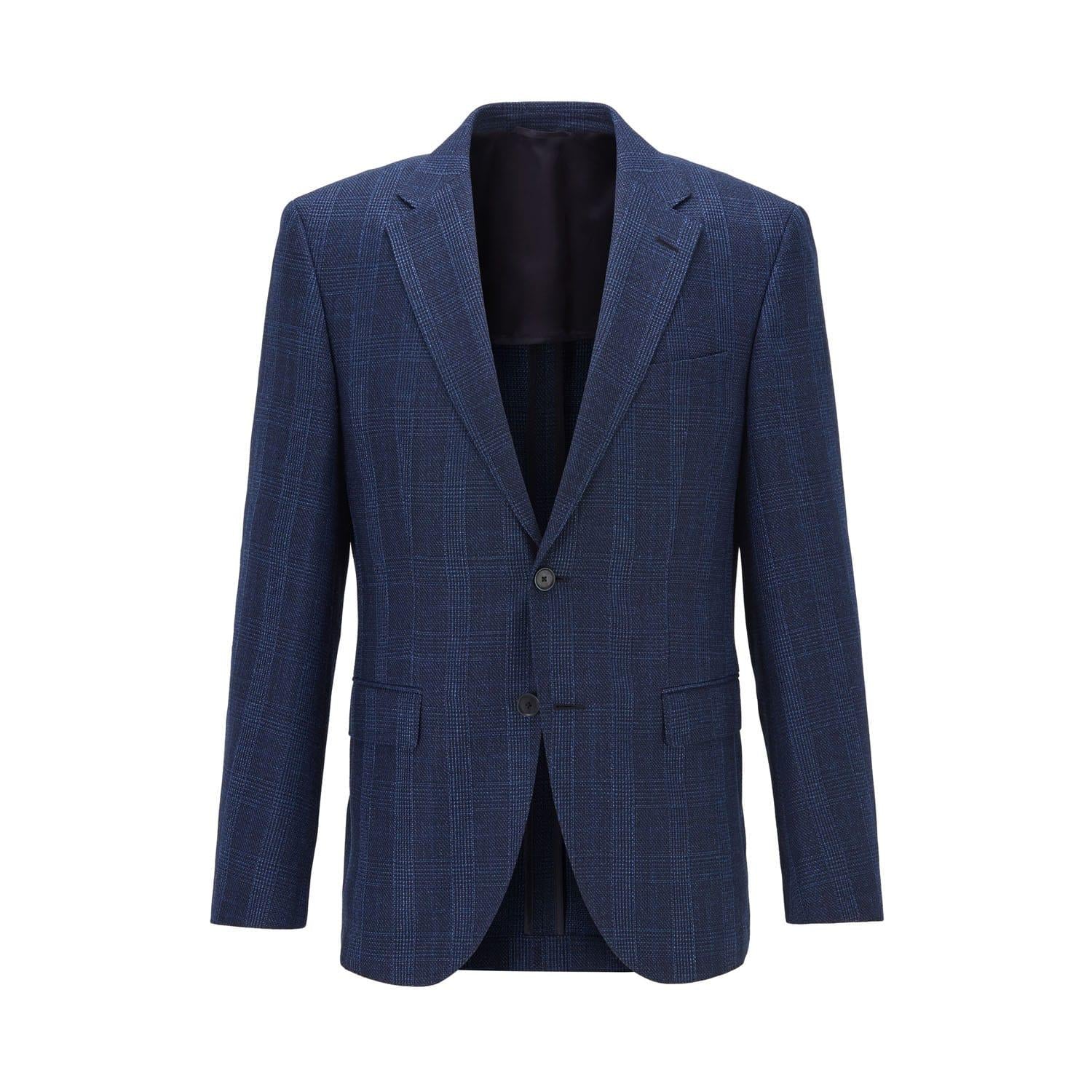 Dark Blue - Front - Boss Mens Jestor4 Blazer