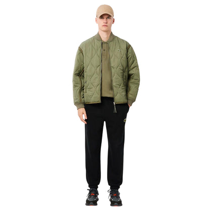 Khaki Green - Pack Shot - Lacoste Unisex Adult L.12.12 Badge Pique Loose Fit Polo Shirt