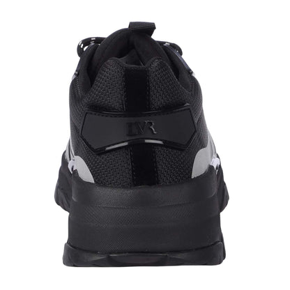 Black-White - Pack Shot - Lavair Mens Exo Trainers