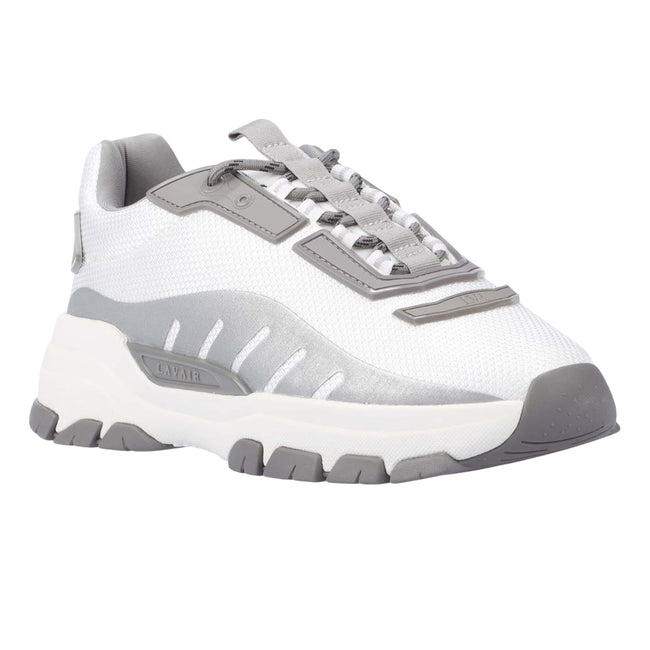 White - Back - Lavair Mens Exo Trainers