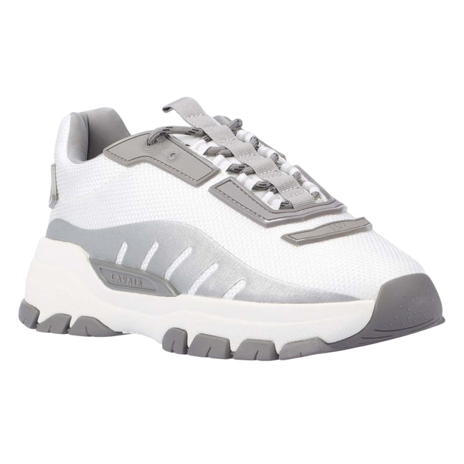 White-White - Front - Lavair Mens Exo Trainers