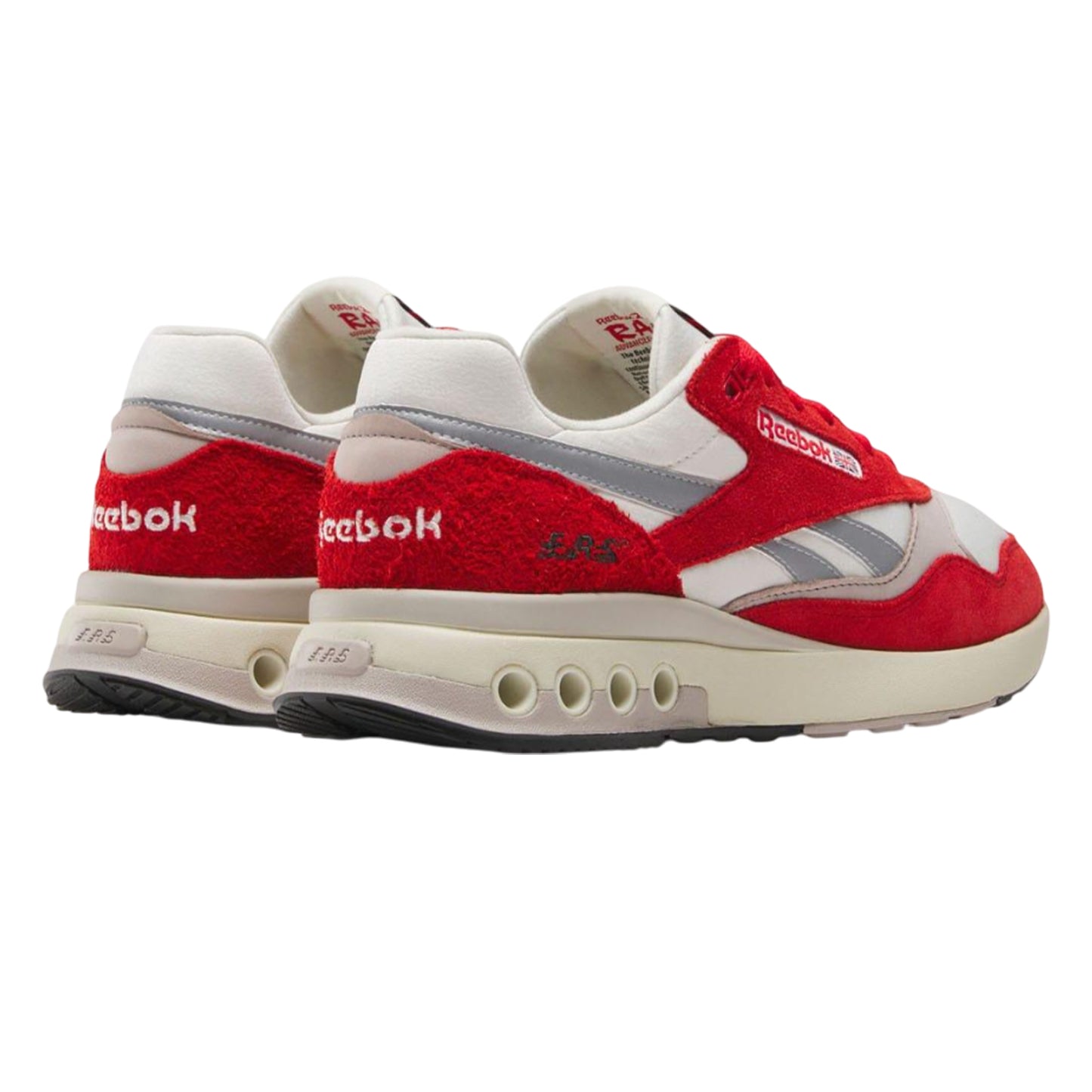 Red-White - Back - Reebok Unisex Adult ERS World Leather Trainers