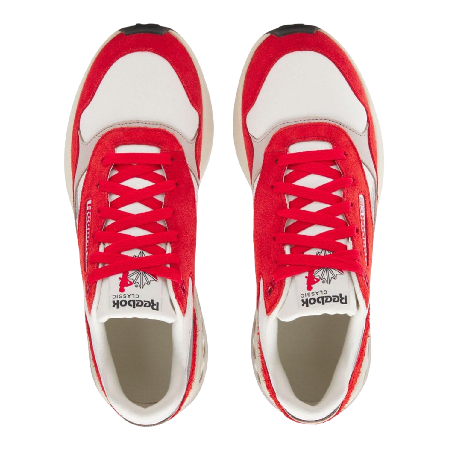 Red-White - Lifestyle - Reebok Unisex Adult ERS World Leather Trainers
