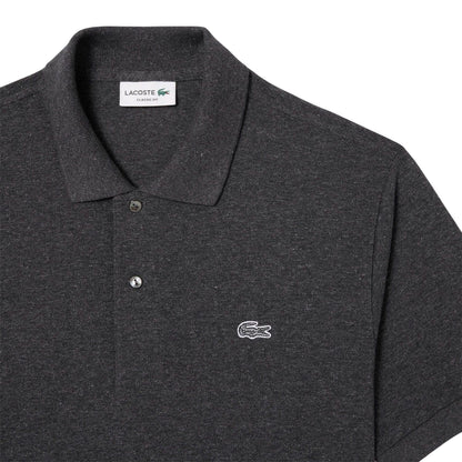 Black - Side - Lacoste Mens L.12.12 Petit Pique Classic Polo Shirt