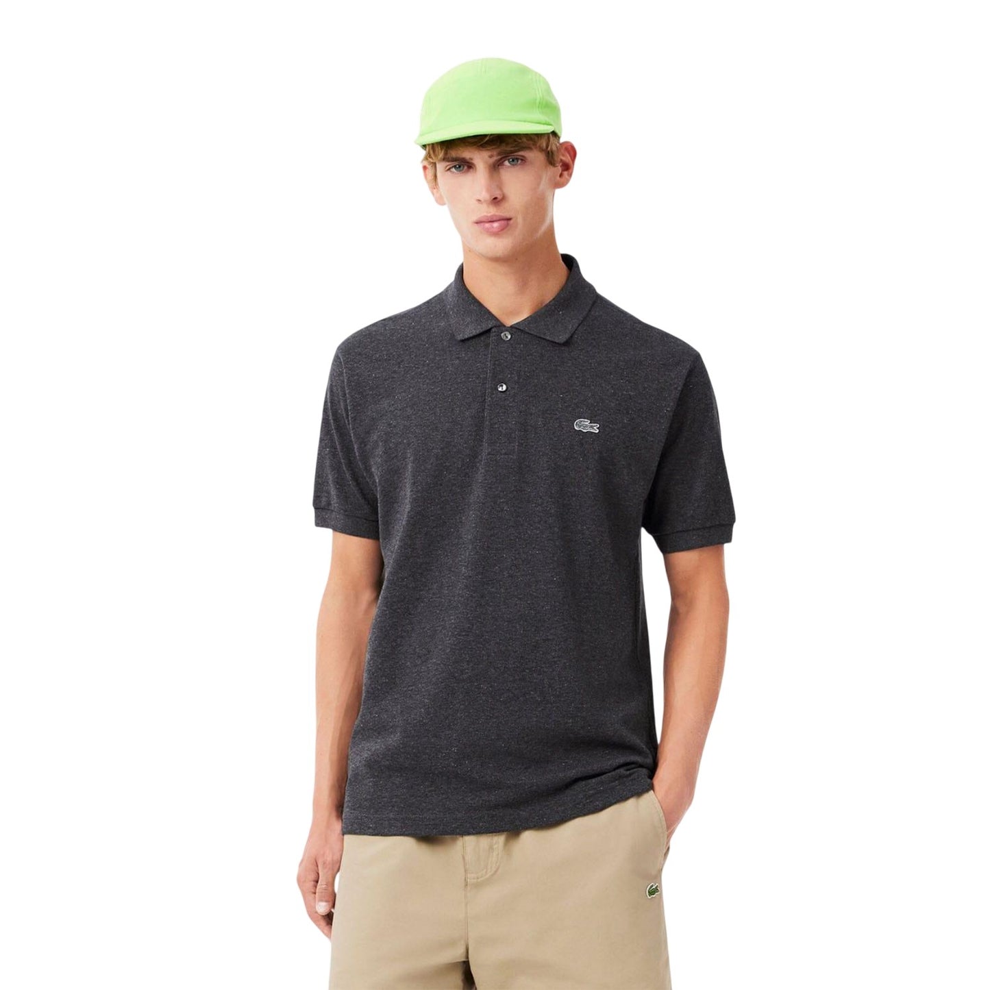 Black - Pack Shot - Lacoste Mens L.12.12 Petit Pique Classic Polo Shirt
