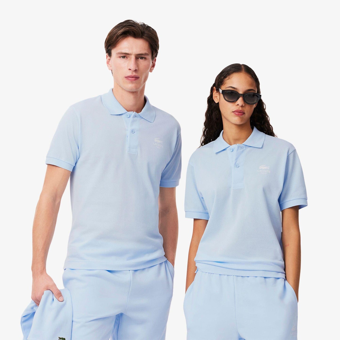 Sky Blue - Back - Lacoste Unisex Adult L.12.12 Signature Classic Polo Shirt