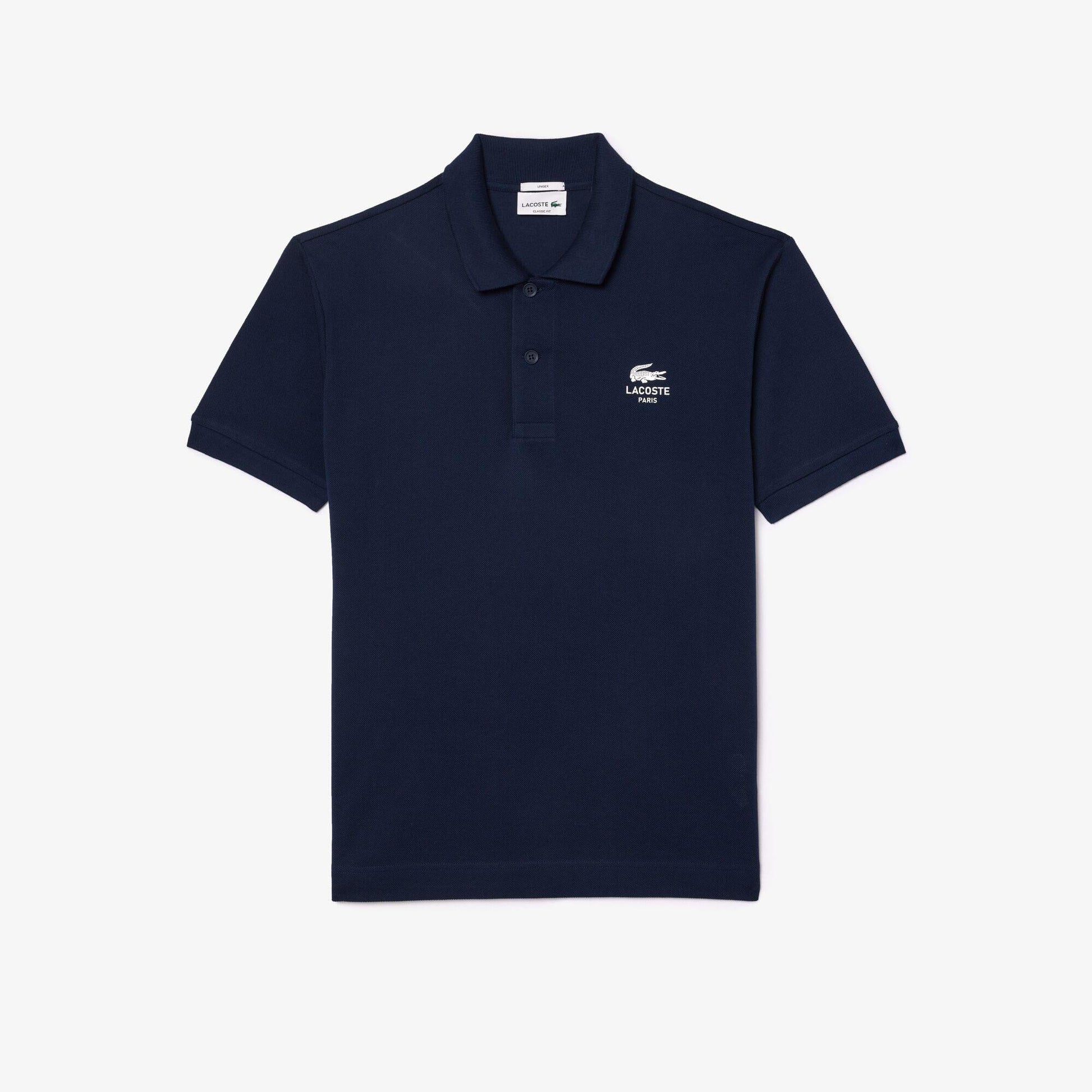 Navy Blue - Front - Lacoste Unisex Adult L.12.12 Signature Classic Polo Shirt