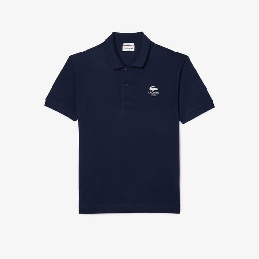 Navy Blue - Front - Lacoste Unisex Adult L.12.12 Signature Classic Polo Shirt