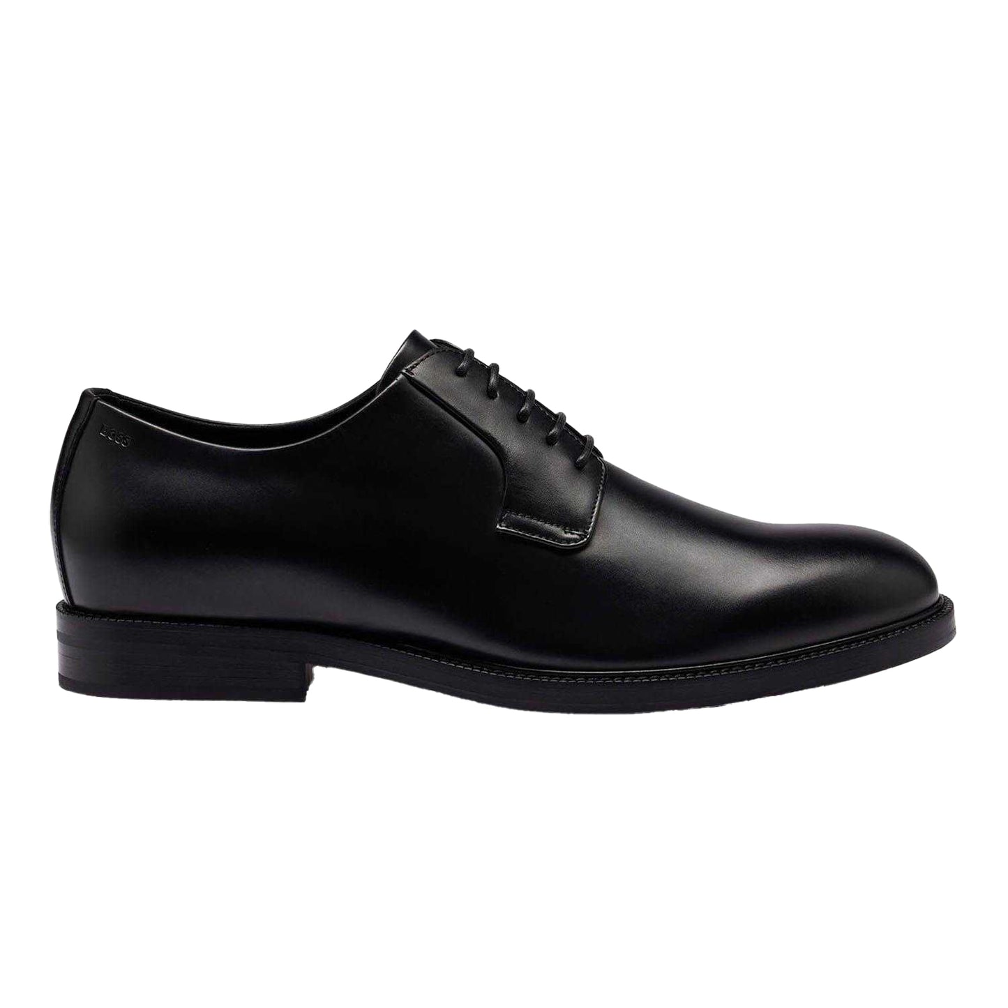 Black - Back - Boss Mens Dressletic Leather Derby Shoes