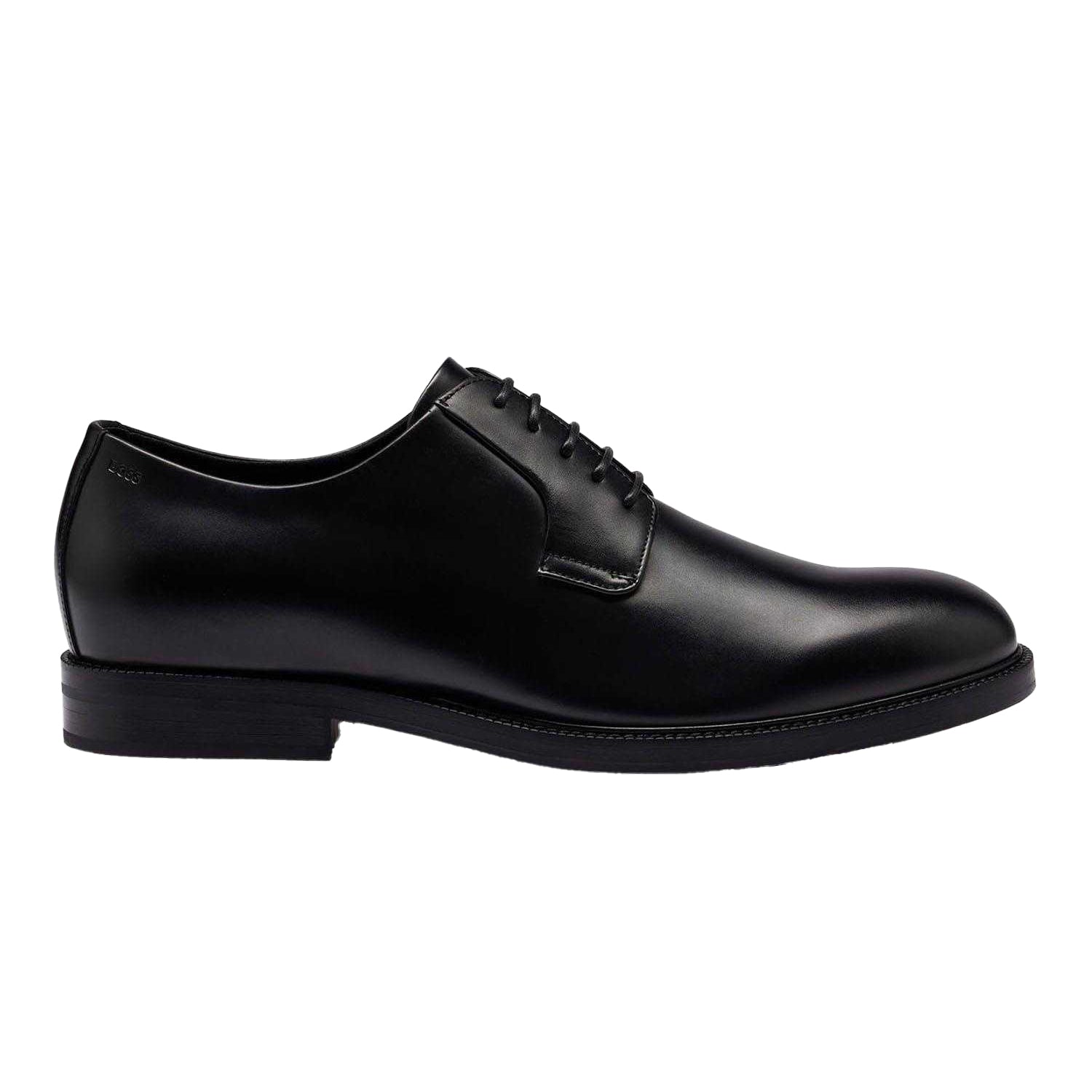 Black - Back - Boss Mens Dressletic Leather Derby Shoes