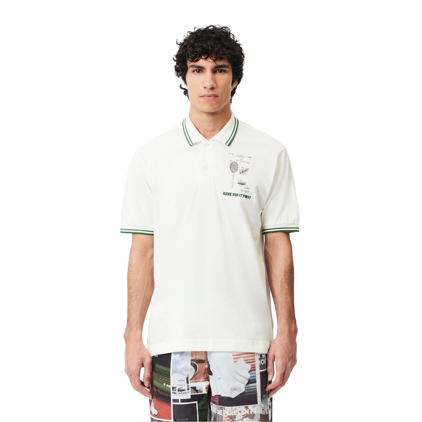 White - Pack Shot - Lacoste Mens L.12.12 Petit Pique Classic Polo Shirt