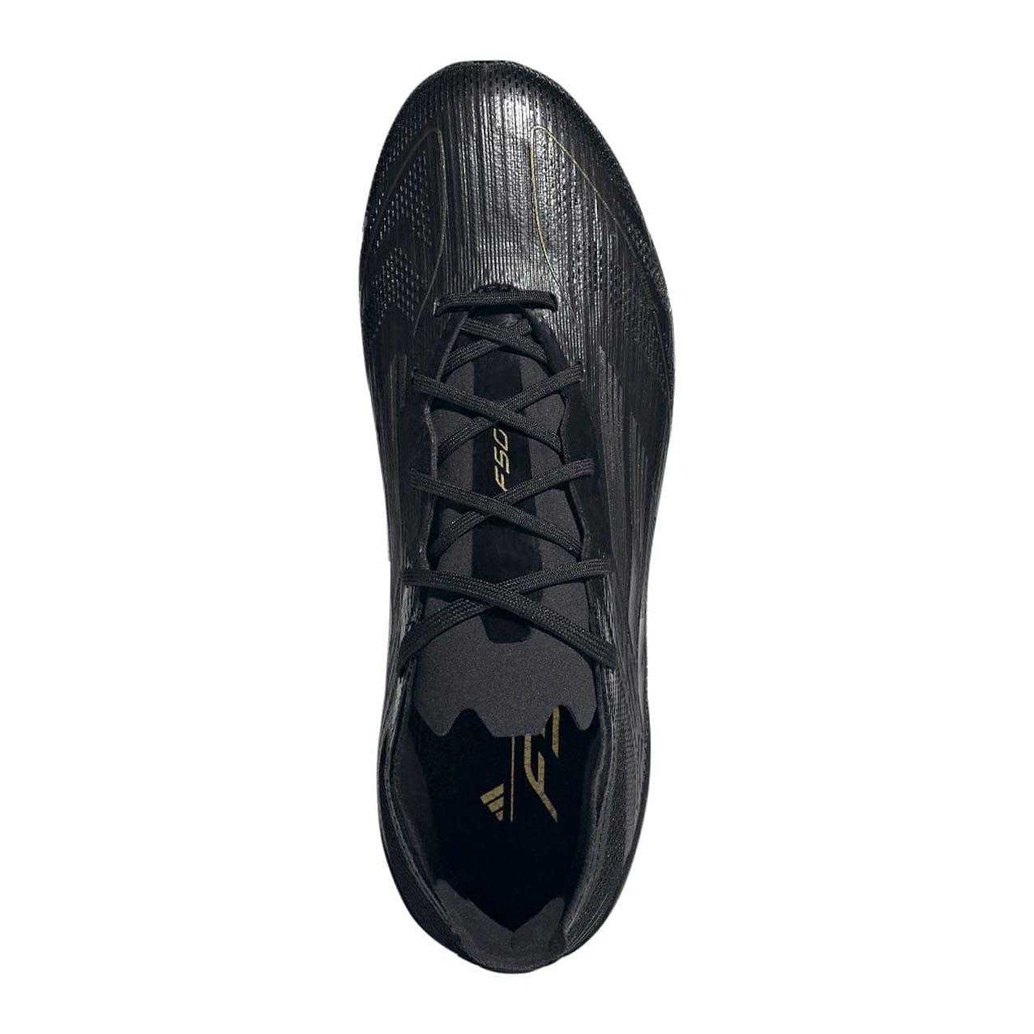 Black - Side - Adidas Childrens-Kids F50 Pro Firm Ground Football Boots