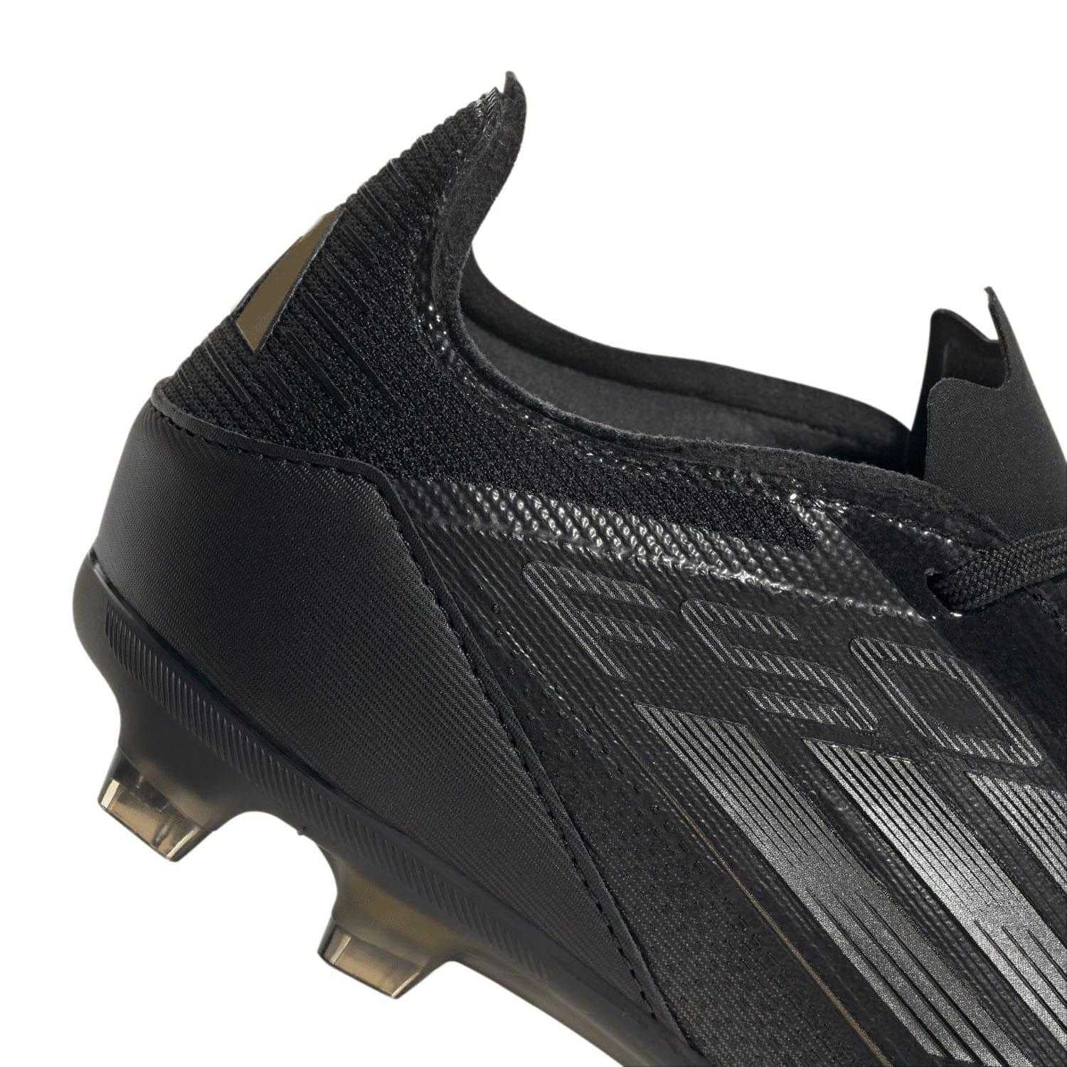 Black - Pack Shot - Adidas Childrens-Kids F50 Pro Firm Ground Football Boots