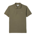 Khaki Green - Front - Lacoste Unisex Adult L.12.12 Pique Slim Polo Shirt