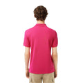Pink - Back - Lacoste Unisex Adult L.12.12 Pique Slim Polo Shirt