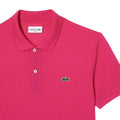 Pink - Side - Lacoste Unisex Adult L.12.12 Pique Slim Polo Shirt