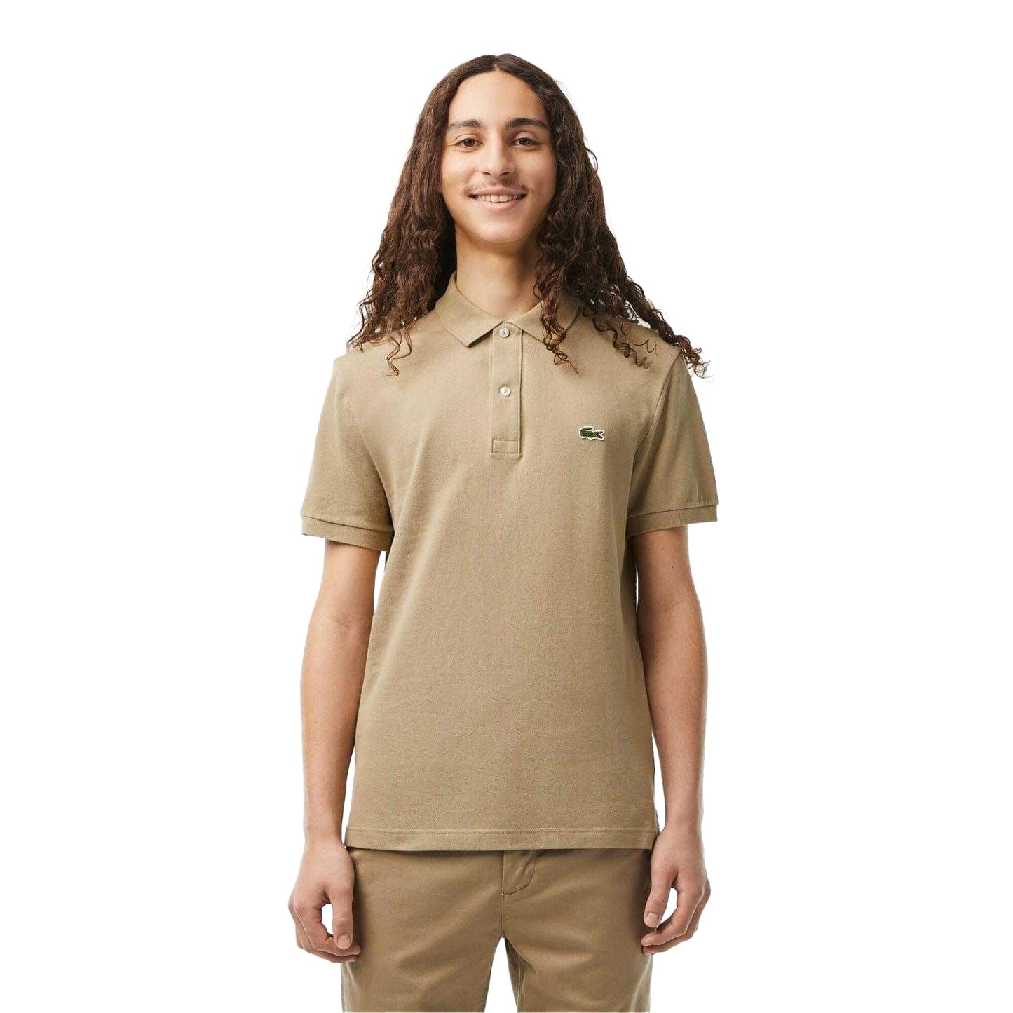 Beige - Lifestyle - Lacoste Unisex Adult L.12.12 Pique Slim Polo Shirt