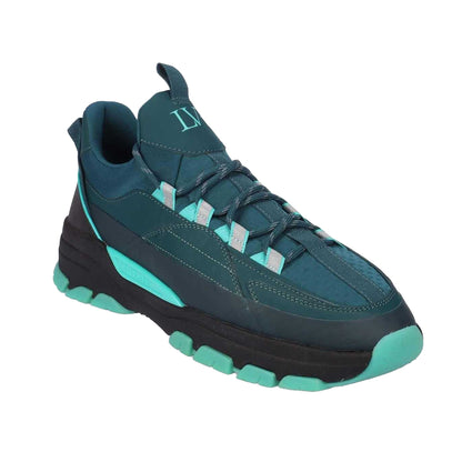 Teal - Front - Lavair Mens Creator Evo Suede Trainers