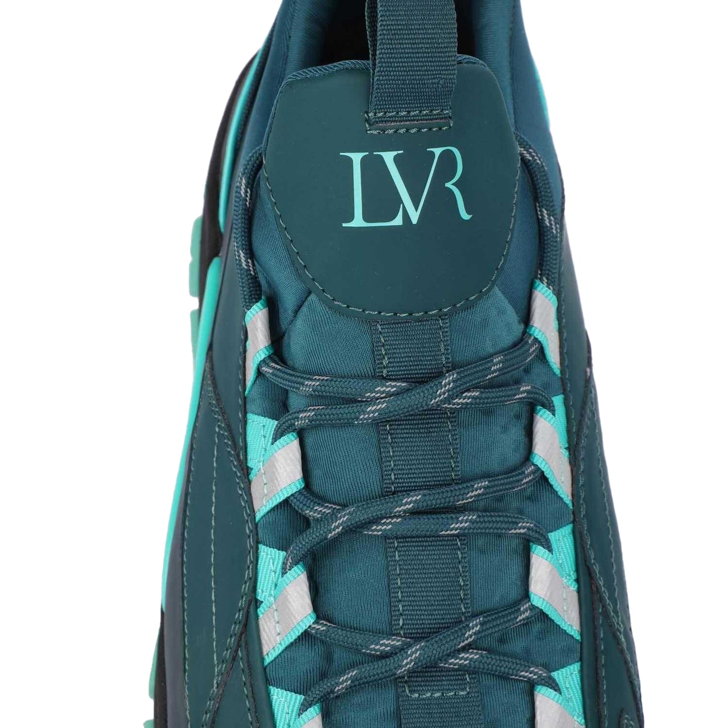 Teal - Pack Shot - Lavair Mens Creator Evo Suede Trainers
