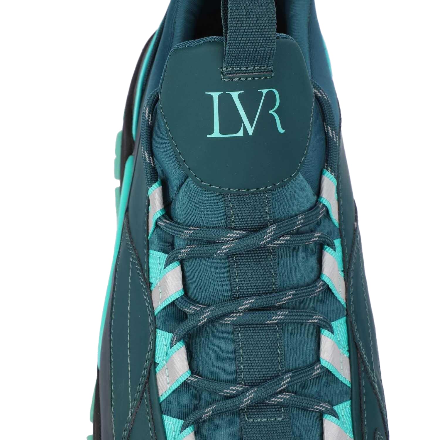 Teal - Pack Shot - Lavair Mens Creator Evo Suede Trainers