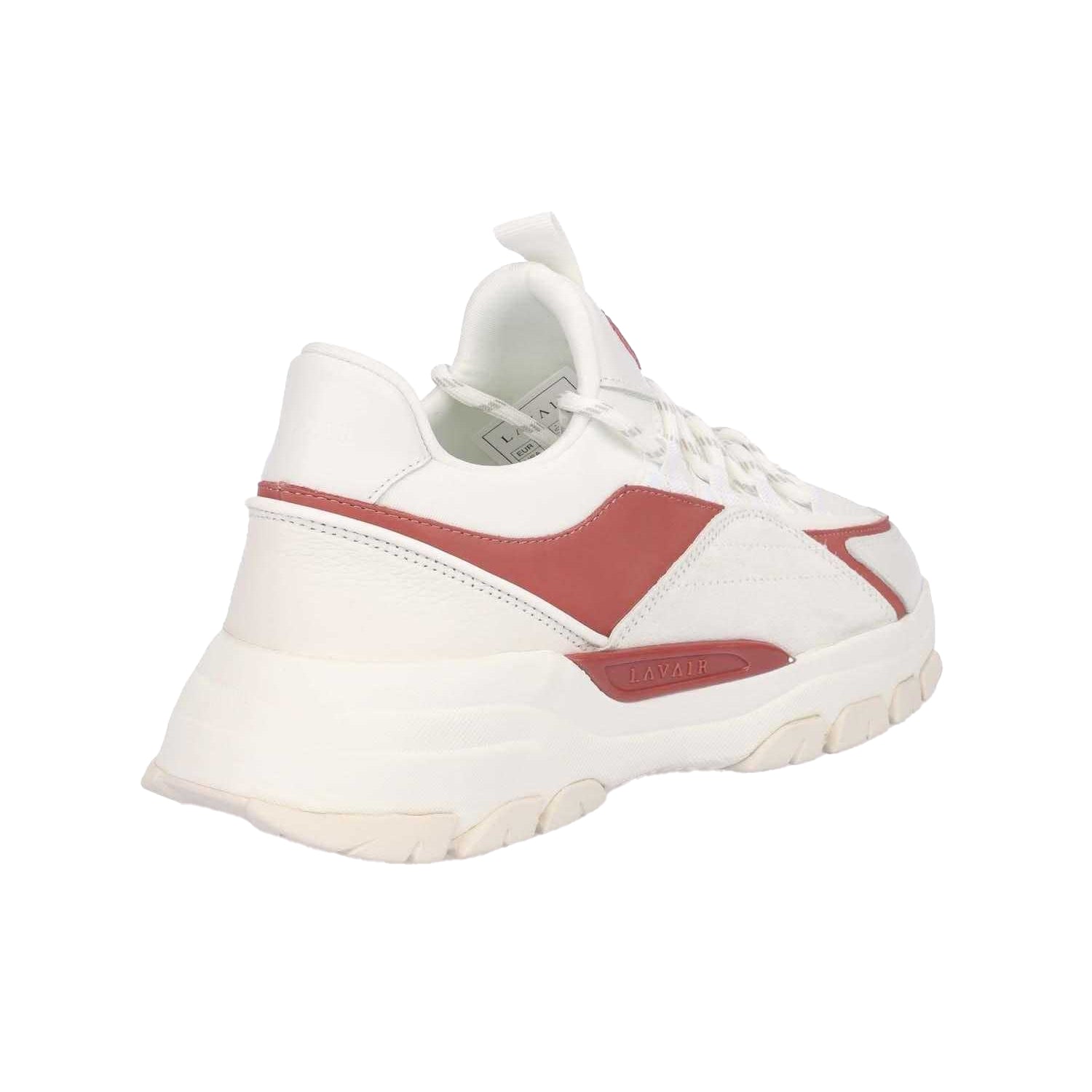 White-Blue - Close up - Lavair Mens Creator Evo Suede Trainers