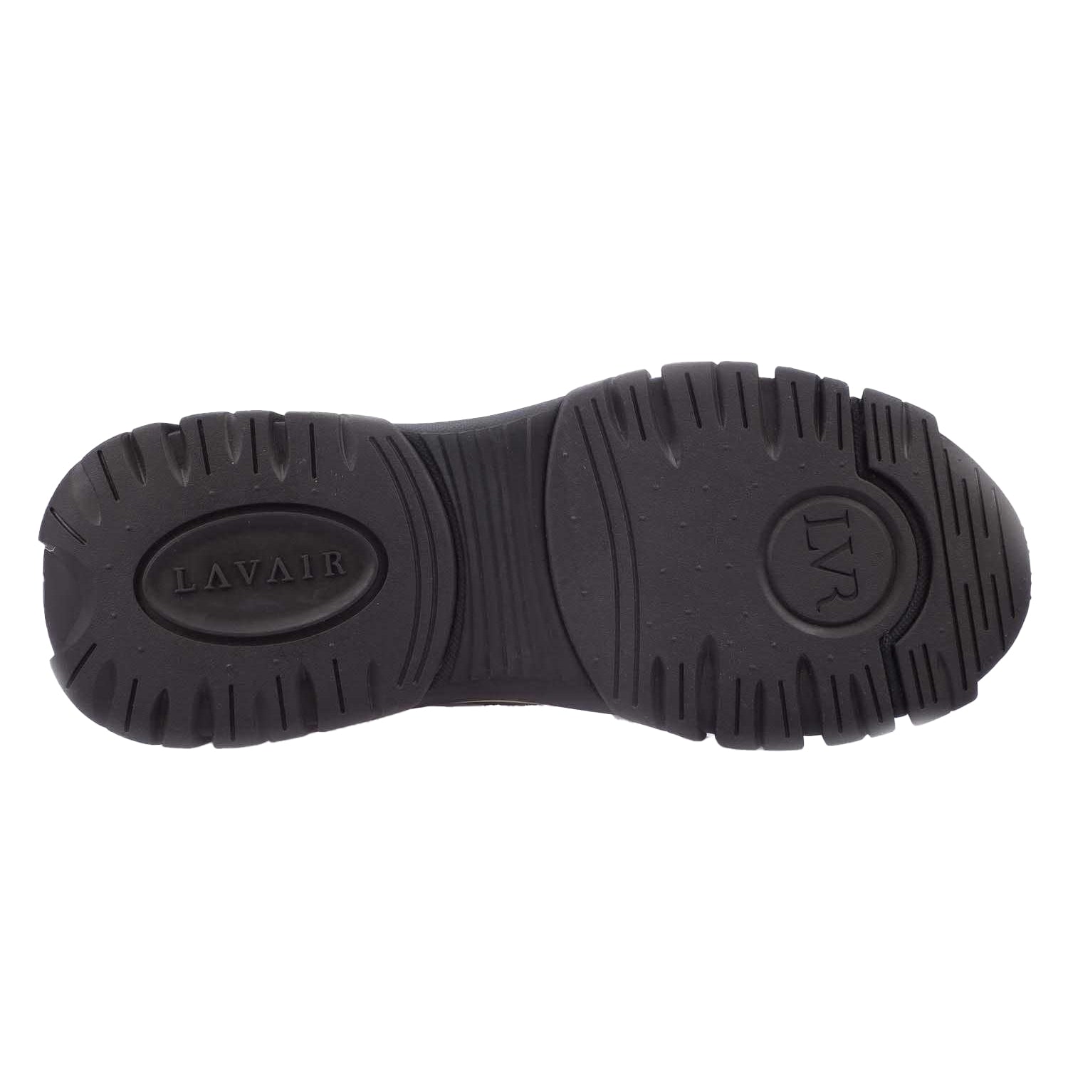 Black-Yellow - Pack Shot - Lavair Mens Creator Evo Suede Trainers
