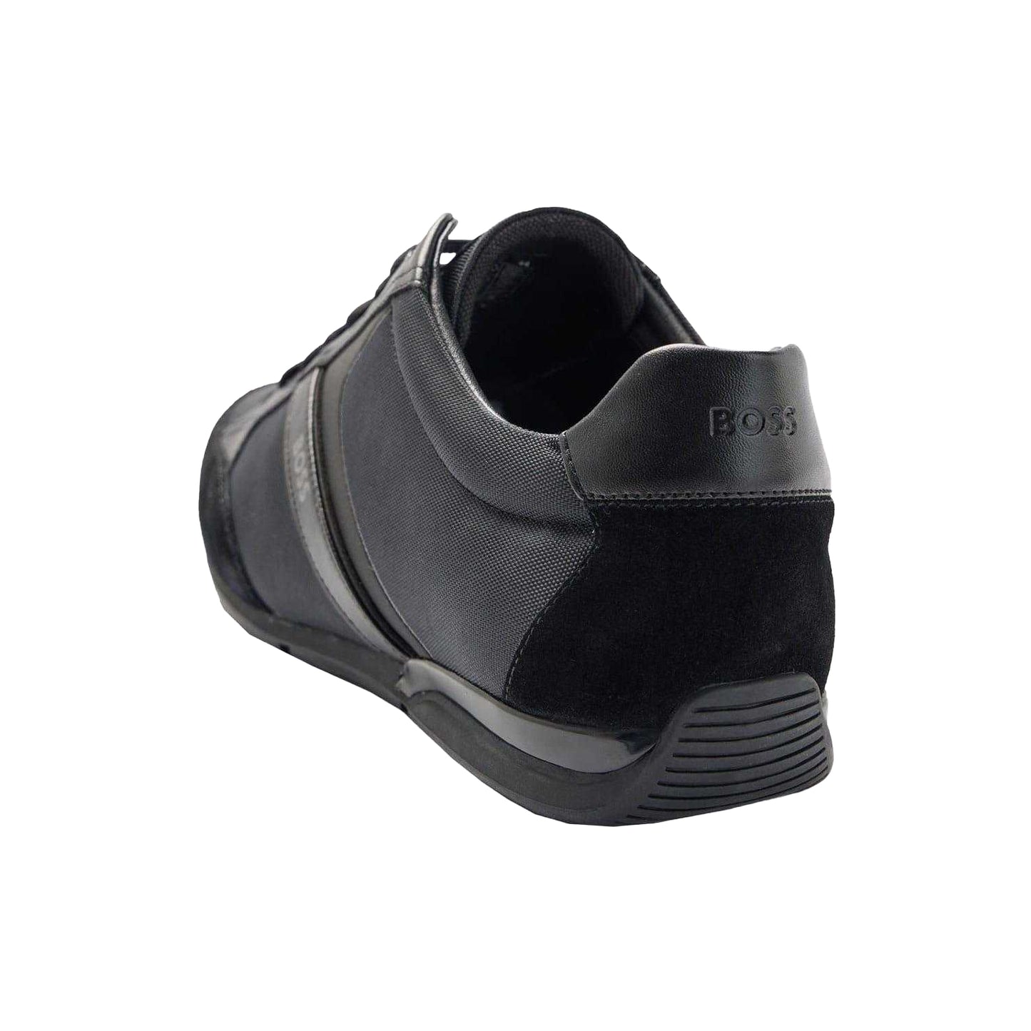 Black - Lifestyle - Boss Mens Saturn Low Trainers