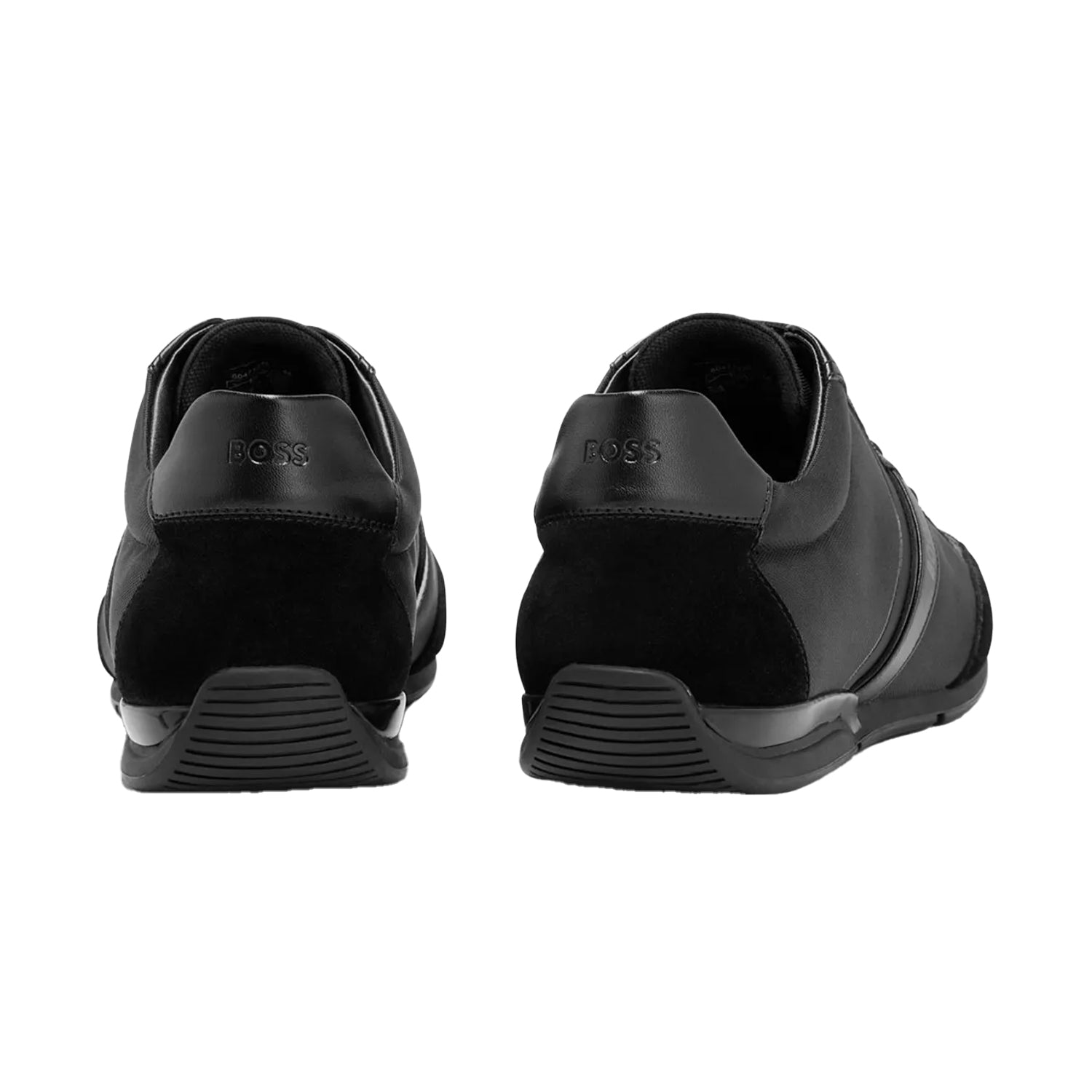Black - Back - Boss Mens Saturn Low Trainers