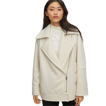 White - Lifestyle - Boss Womens-Ladies C_Jafea Jacket