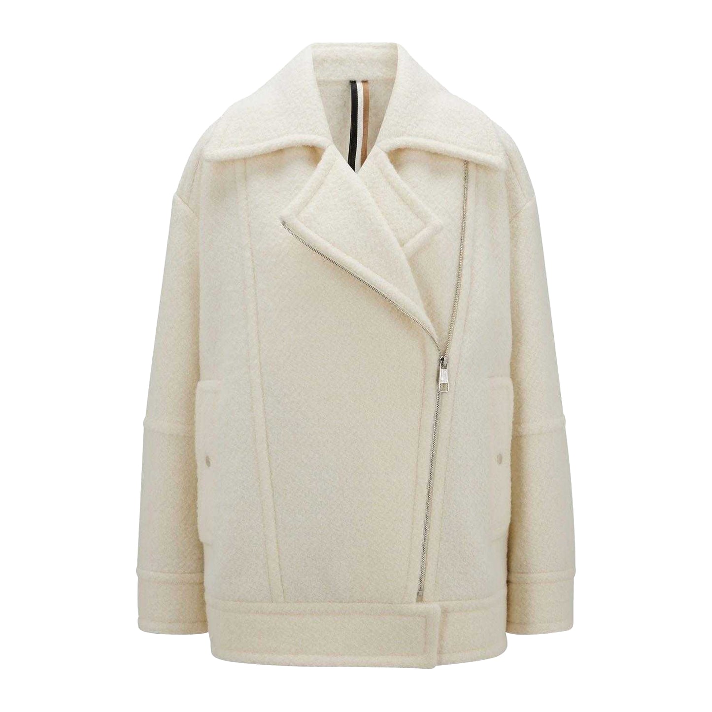 White - Front - Boss Womens-Ladies C_Jafea Jacket